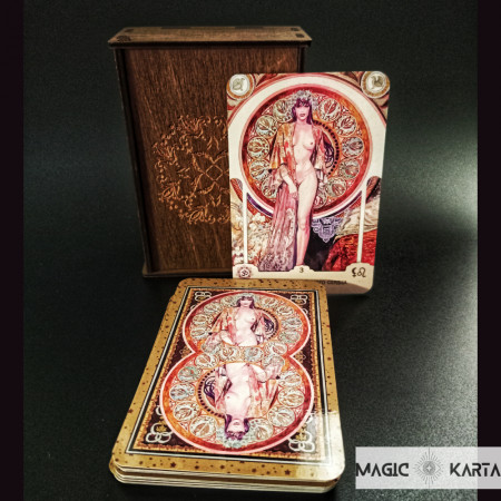 ЕРОТИЧНИЙ ОРАКУЛ МАНАРА (MANARA EROTIC ORACLE) В ДЕРЕВ'ЯНІЙ КОРОБЦІ